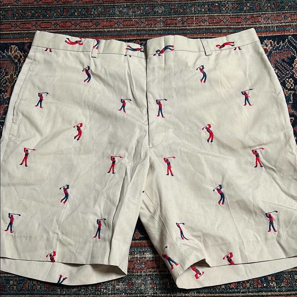 Vintage Murray’s Toggery of Nantucket embroidered golf shorts